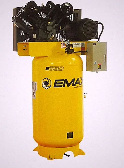 EMAX 2-Stage V4 (38CFM) Air Compressor- 10 HP, 80 Gallon- With Isolator Pads