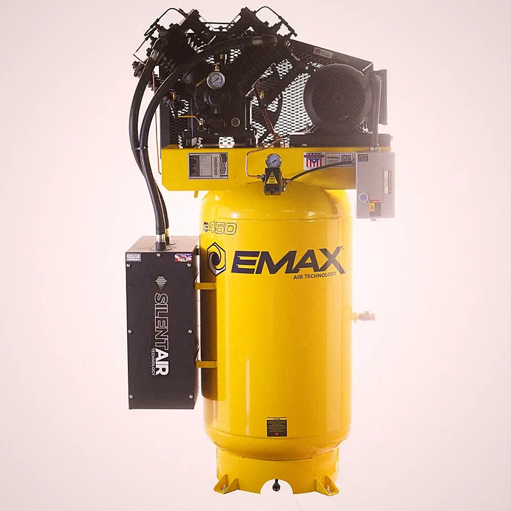 Emax 80 Gallon 175 Psi 230V 1-Phase 10Hp Vertical Air Compressor