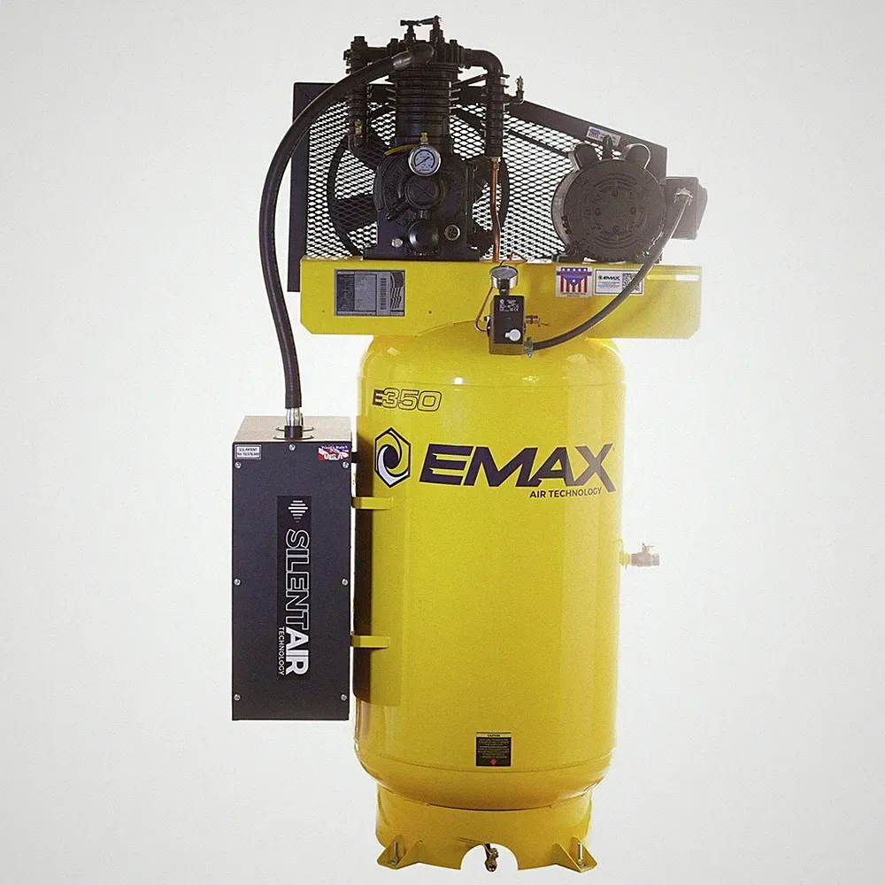 EMAX ES05V080I1K Silent Air 5 HP 80 gal. Air Compressor with Maintenance Kit New