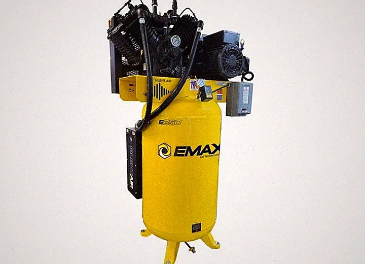 EMAX ES07V080V1 Silent Industrial Air Compressor 2-Stage Electric 7.5HP 80Gal